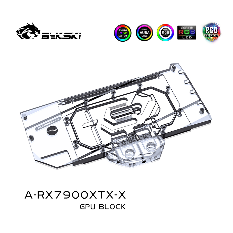 Amd Vga Rx 7900 Xtx - Bykski A-RX7900XTX-X bloque de agua para