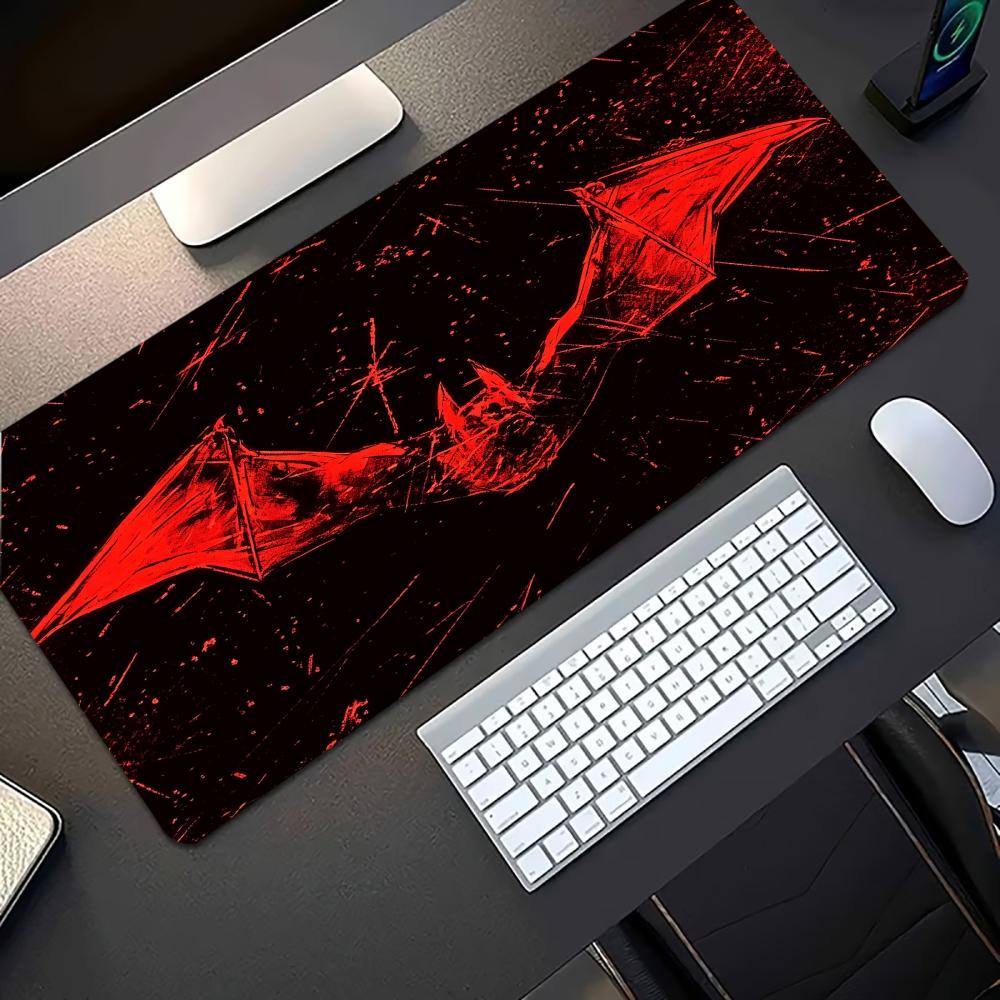 Desk Setup Red - Alfombrilla de Ratón Grande para Juegos