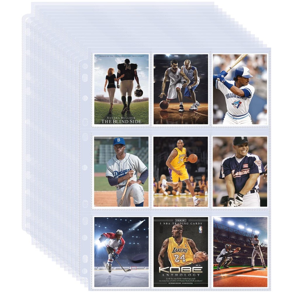 Ring Binder Box - 50 hojas de protectores de tarjetas