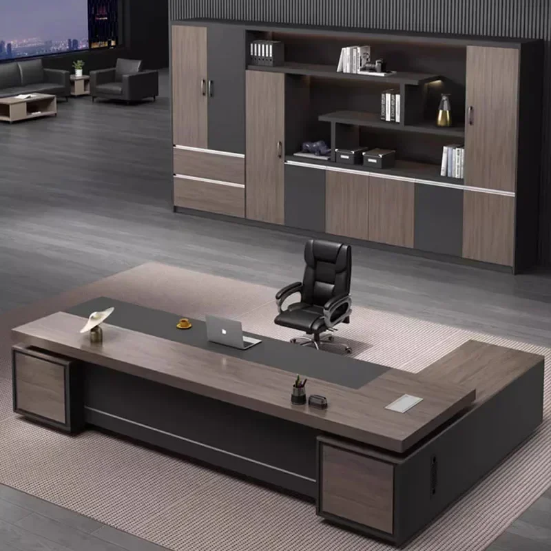 Work Desk Home Setup - Escritorio con Tapa Elevadora, Silla de