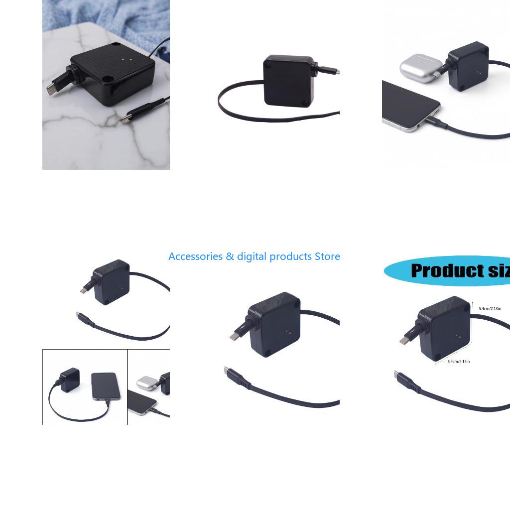 Desk Setup Or Set Up - 77JD Tipo elástico portátil C Cable