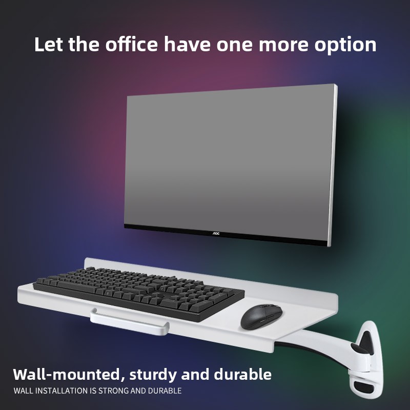 Ergonomic Desk Setup Keyboard - Bandeja de Teclado Industrial Montada en
