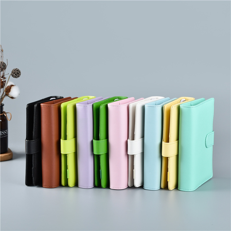 Ring Binder Box - Carpeta de cuero PU de Color