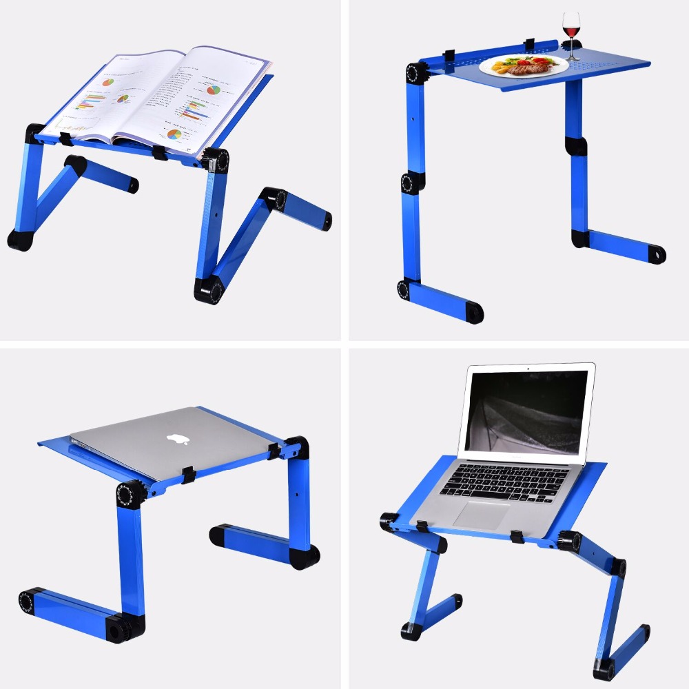 Mesa de aleación de aluminio p - Desk Setup For Laptop reseña y precio