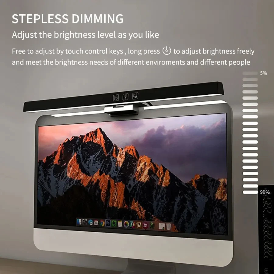 Barra de Luz LED para Monitor  - Desk Setup No Computer reseña y precio