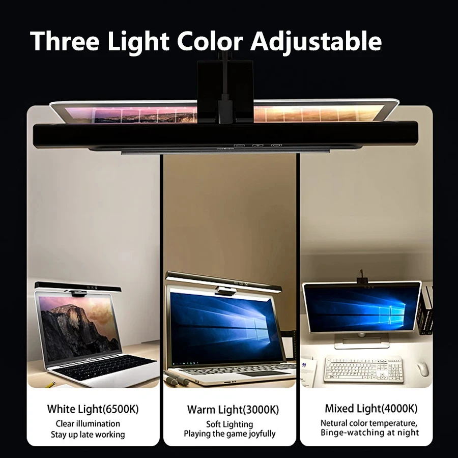 Barra de Luz LED para Monitor  - Desk Setup No Computer reseña y precio
