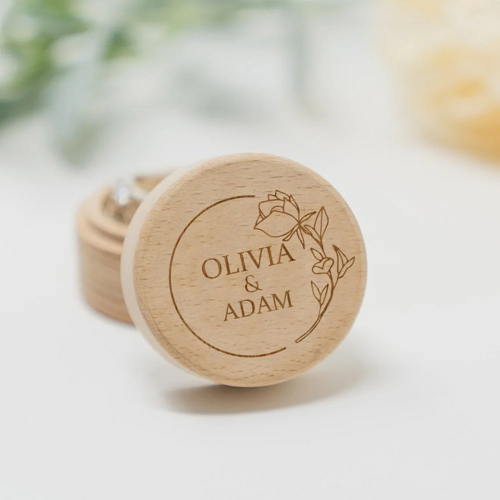 Caja de anillo de boda persona - Ring Binder Box reseña y precio