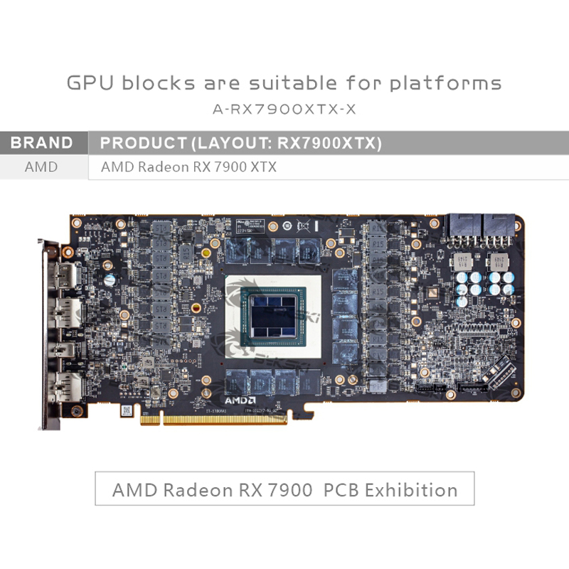 Bykski A-RX7900XTX-X bloque de - Amd Vga Rx 7900 Xtx reseña y precio