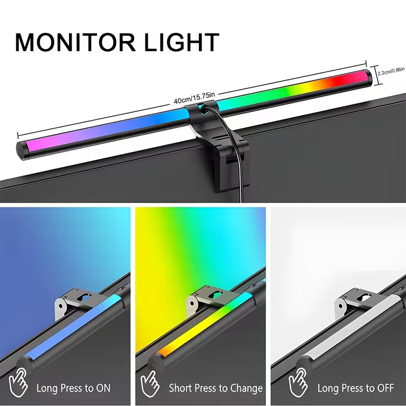 Barra de Luz LED para Monitor  - Desk Setup No Computer reseña y precio