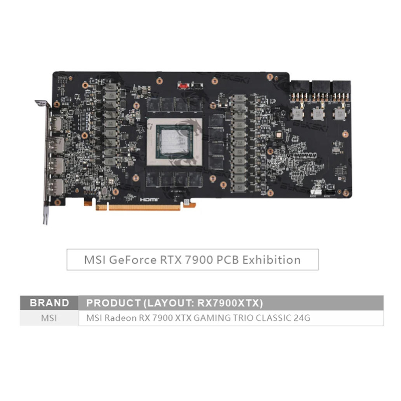 Bykski A-MS7900XTXTRIO-X bloqu - Amd Vga Rx 7900 Xtx reseña y precio