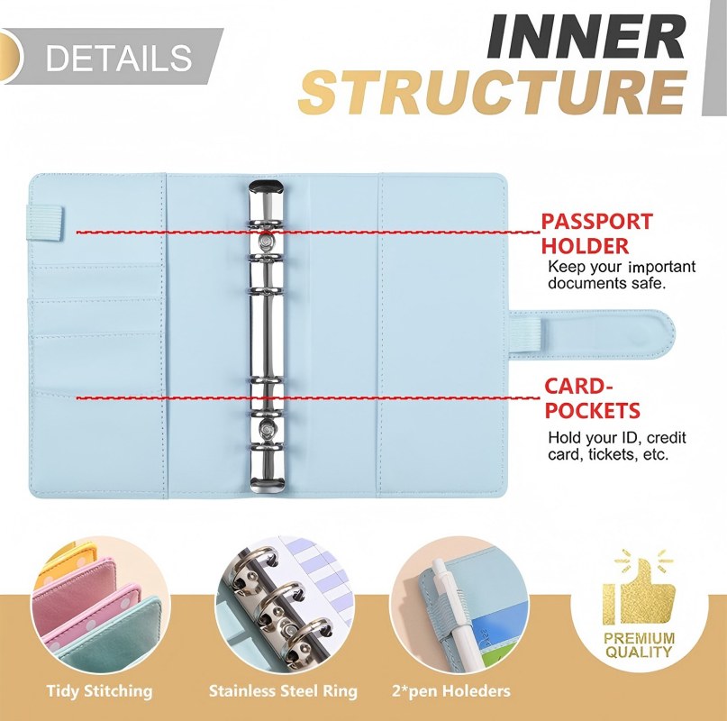 Nueva carpeta de cuaderno de c - Ring Binder Box reseña y precio