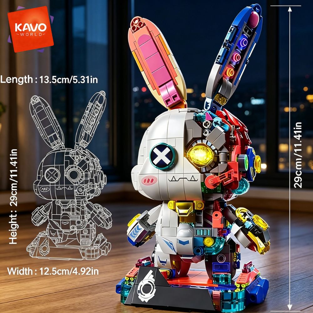 KAVOWORLD Juego de Bloques de  - Desk Setup Builder reseña y precio