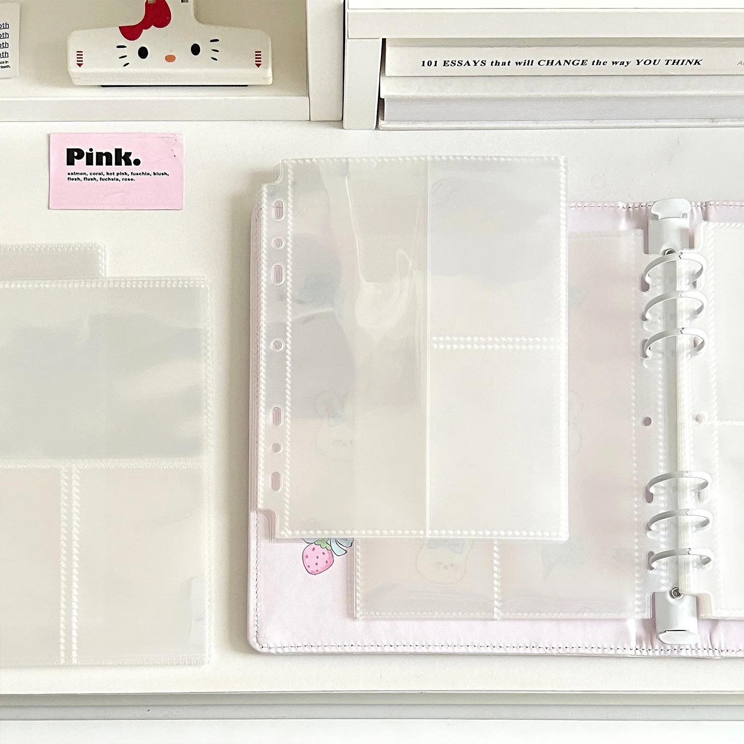 Archivador transparente A5 con - Ring Binder Box reseña y precio