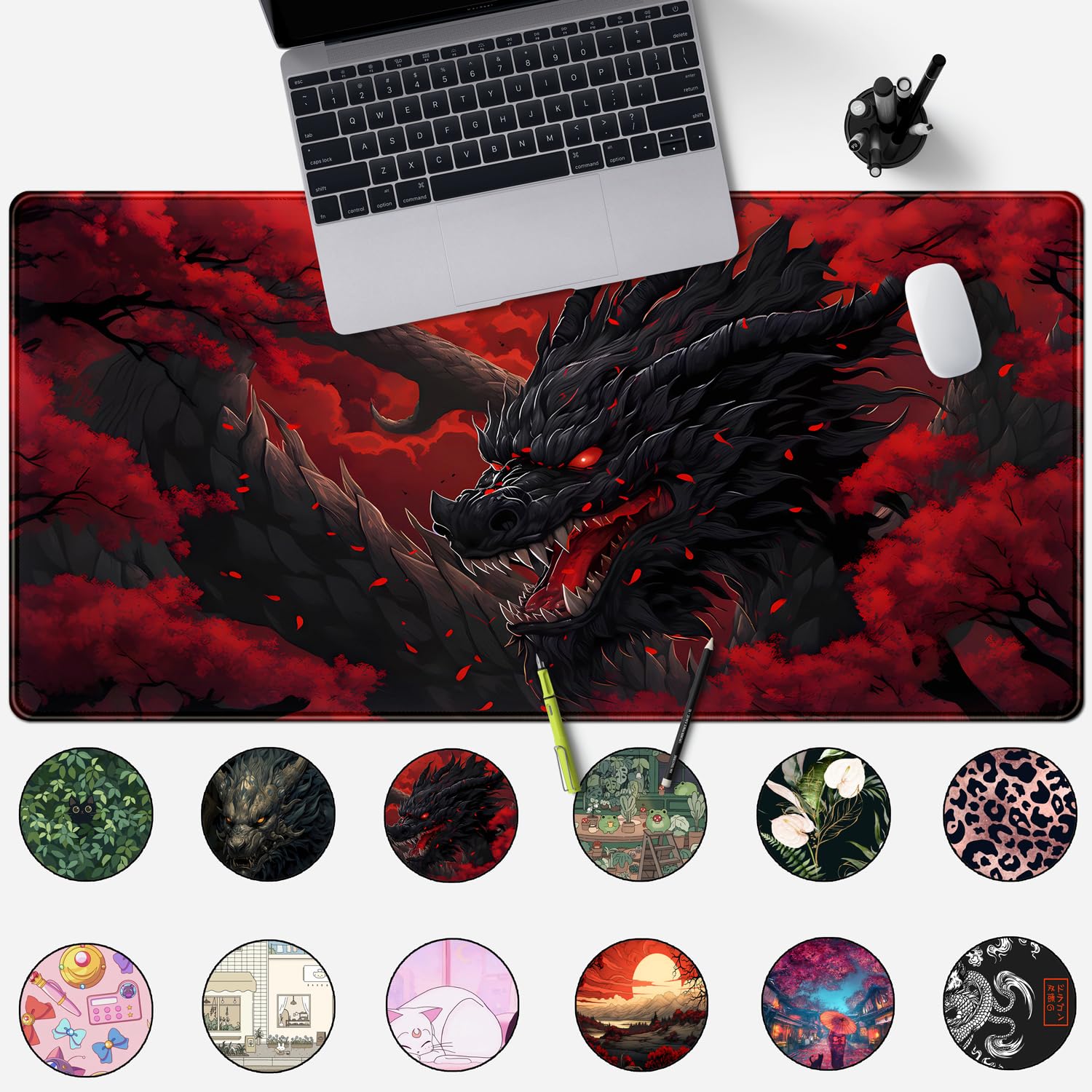 Alfombrilla de ratón grande Hu - Desk Setup Red reseña y precio