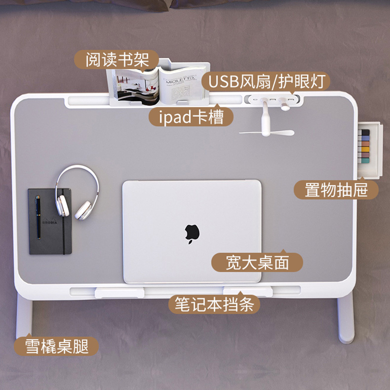 Mesa sobre la cama, mesas de e - Desk Setup No Computer reseña y precio