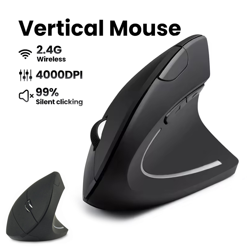 Ratón Inalámbrico Ergonómico d - Ergonomic Desk Setup Keyboard reseña y precio