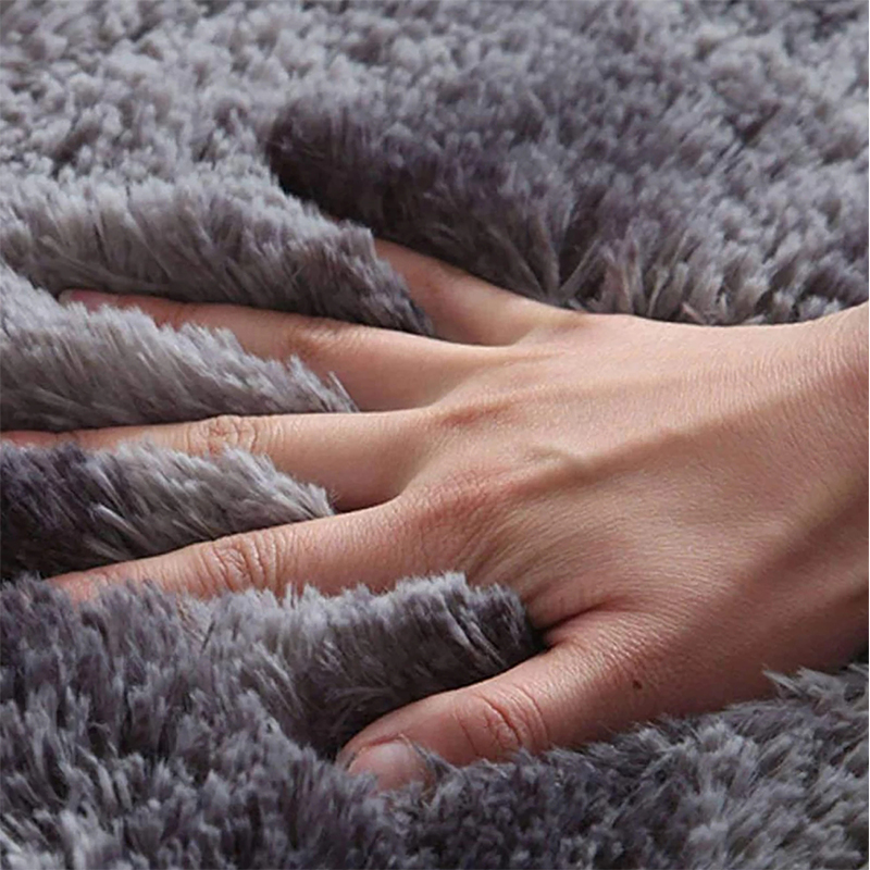 Alfombra gris para dormitorio, - Desk Setup Girly reseña y precio