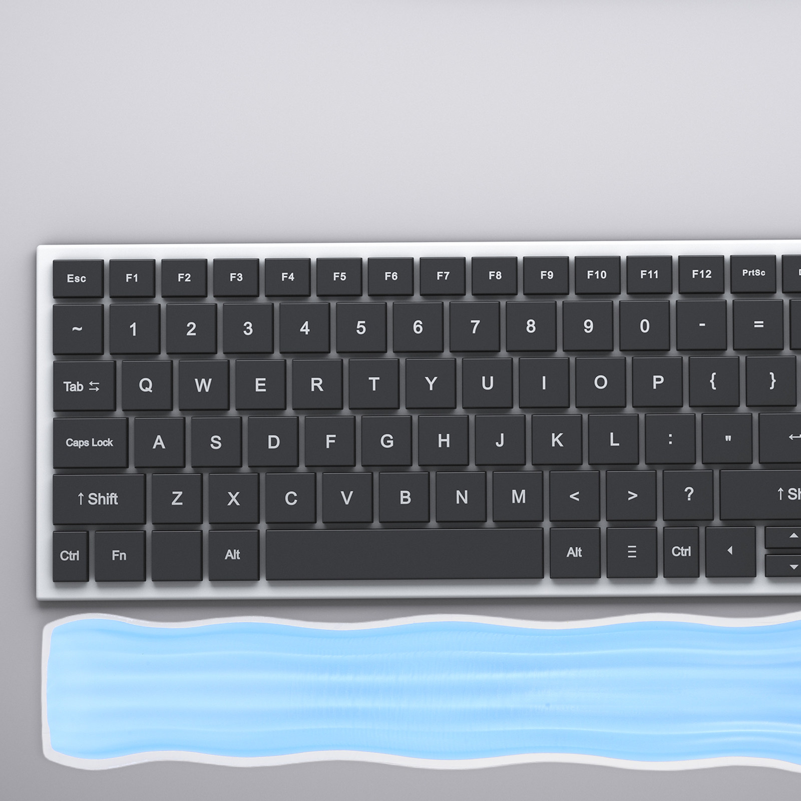 Reposamuñecas de Silicona Tran - Ergonomic Desk Setup Keyboard reseña y precio