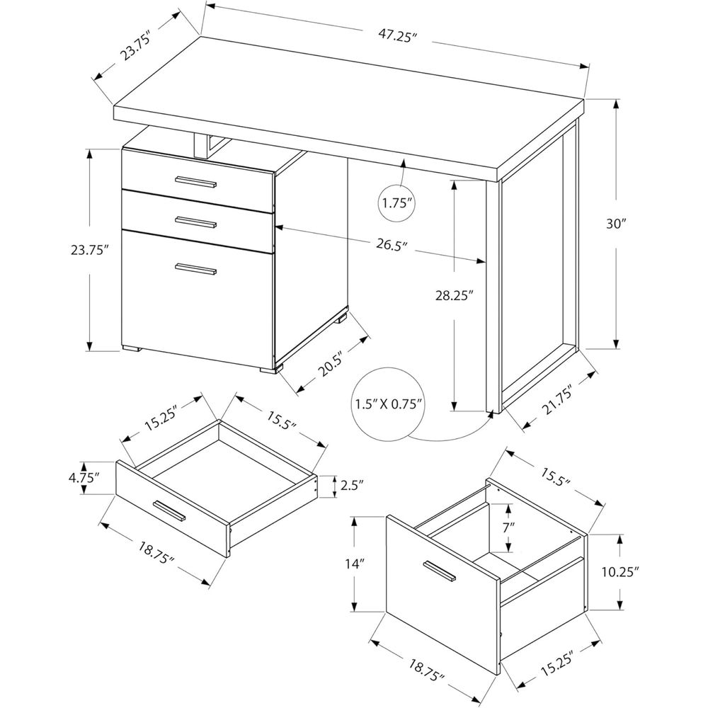 Escritorio de Madera Reciclada - Desk Setup Or Set Up reseña y precio