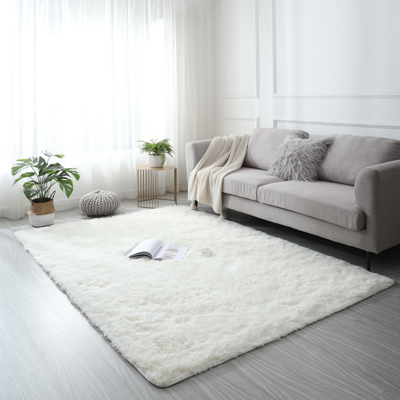 Alfombra de felpa adecuada par - Desk Setup Girly reseña y precio