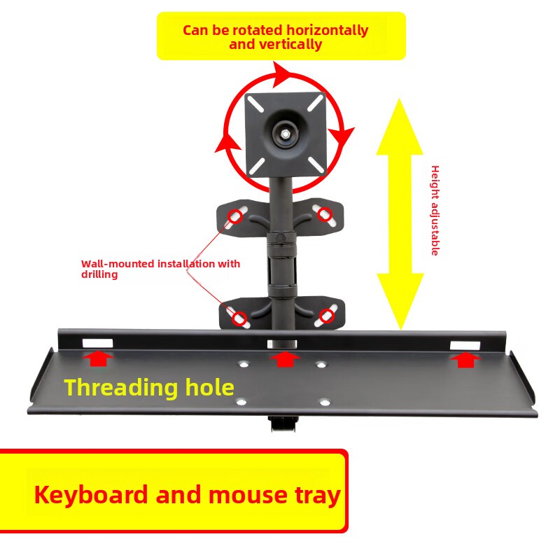Bandeja de Teclado Ajustable p - Ergonomic Desk Setup Keyboard reseña y precio