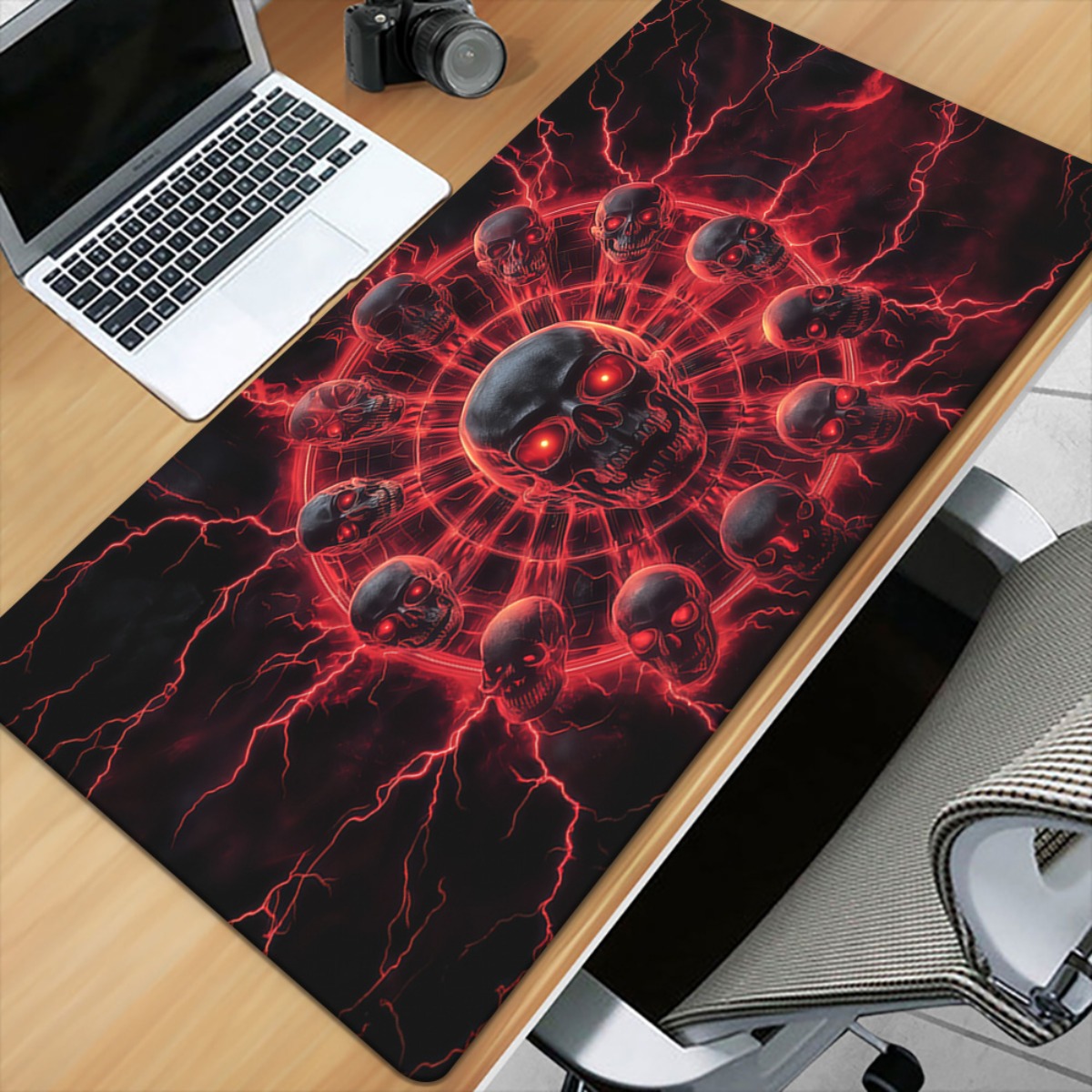 Alfombrilla de Escritorio para - Desk Setup Red reseña y precio