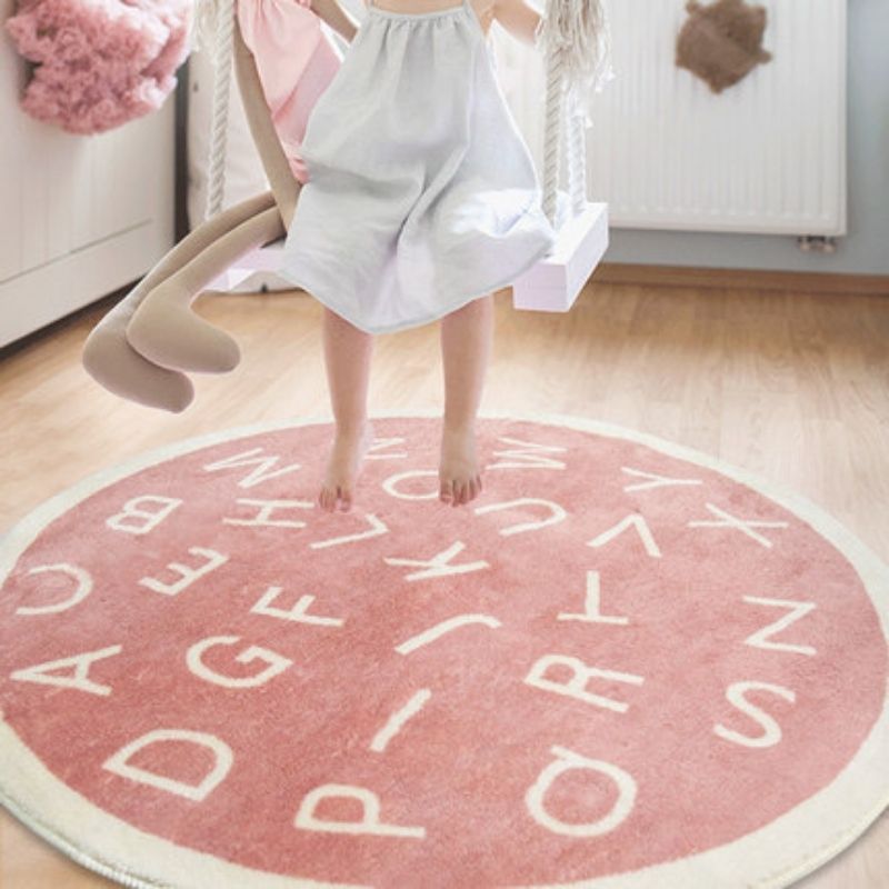 Alfombra redonda esponjosa par - Desk Setup Girly reseña y precio