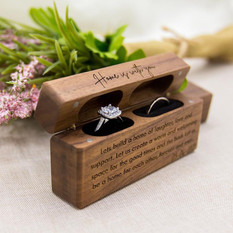Caja anillo ZB91 para ceremoni - Ring Binder Box reseña y precio