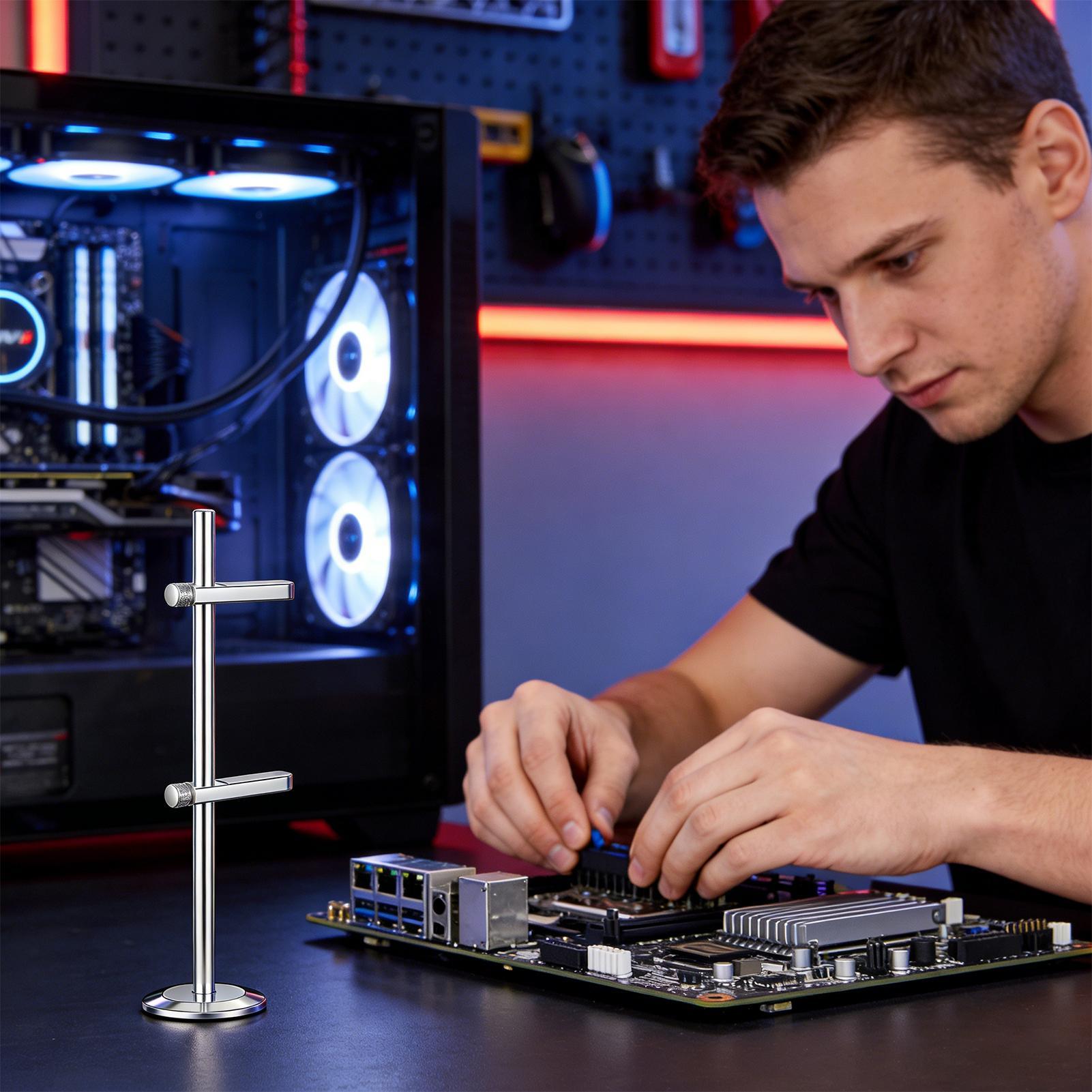 Soporte para tarjeta gráfica,  - Desk Setup Videos reseña y precio