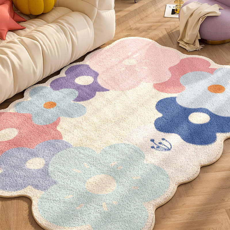Alfombra para sala de estar, á - Desk Setup Girly reseña y precio