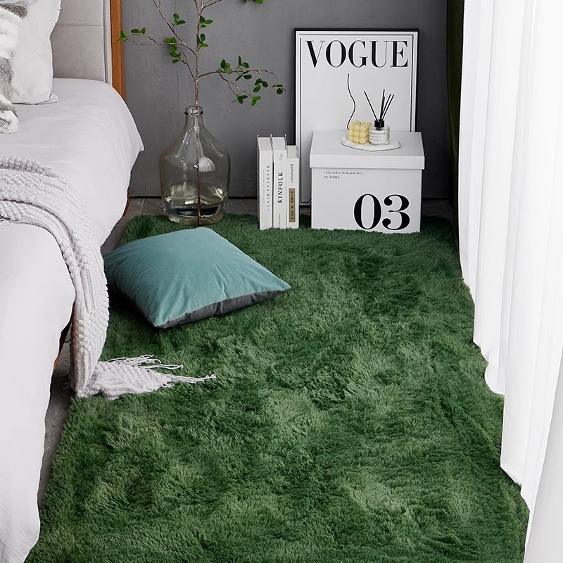 Lujosa alfombra verde para dor - Desk Setup Girly reseña y precio