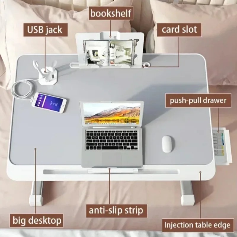 Mesa de bandeja para cama para - Desk Setup For Laptop reseña y precio