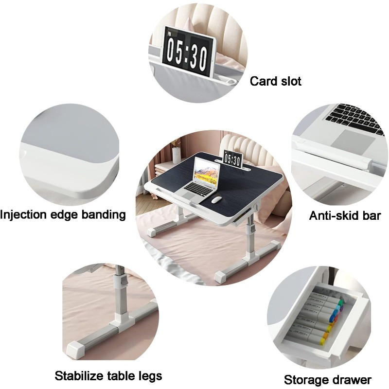 Mesa de bandeja para cama para - Desk Setup For Laptop reseña y precio