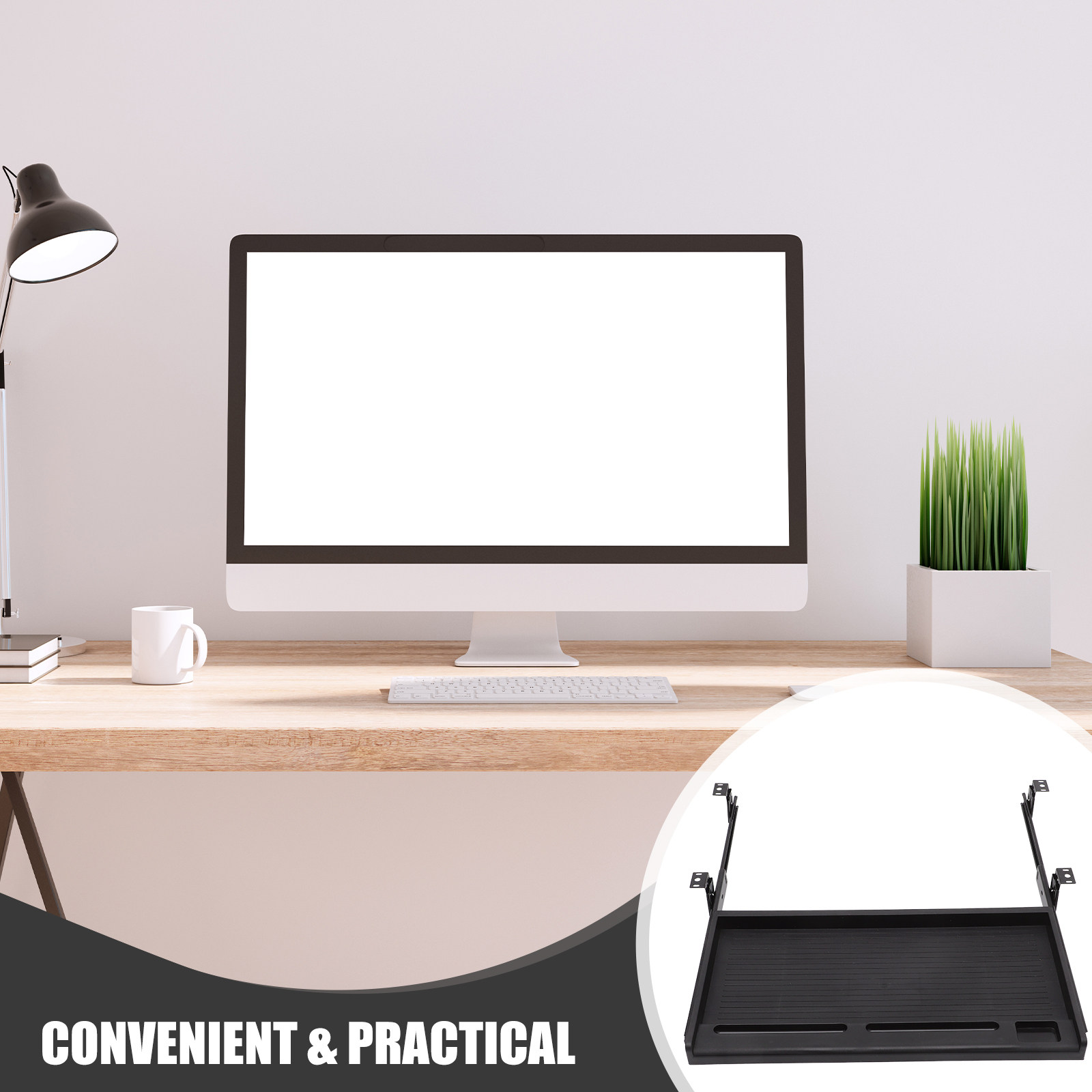 1 Juego de Bandeja para Teclad - Ergonomic Desk Setup Keyboard reseña y precio