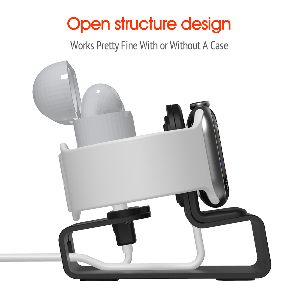 Soporte de carga de aluminio 2 - Desk Setup Apple reseña y precio