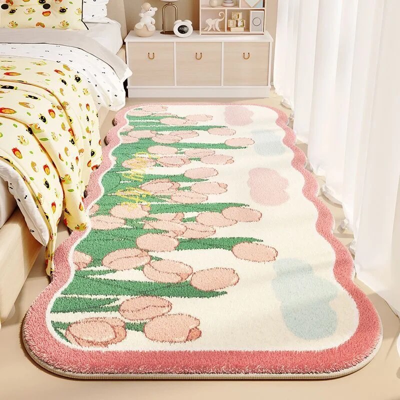 VIKAMA-alfombra de Cachemira p - Desk Setup Girly reseña y precio