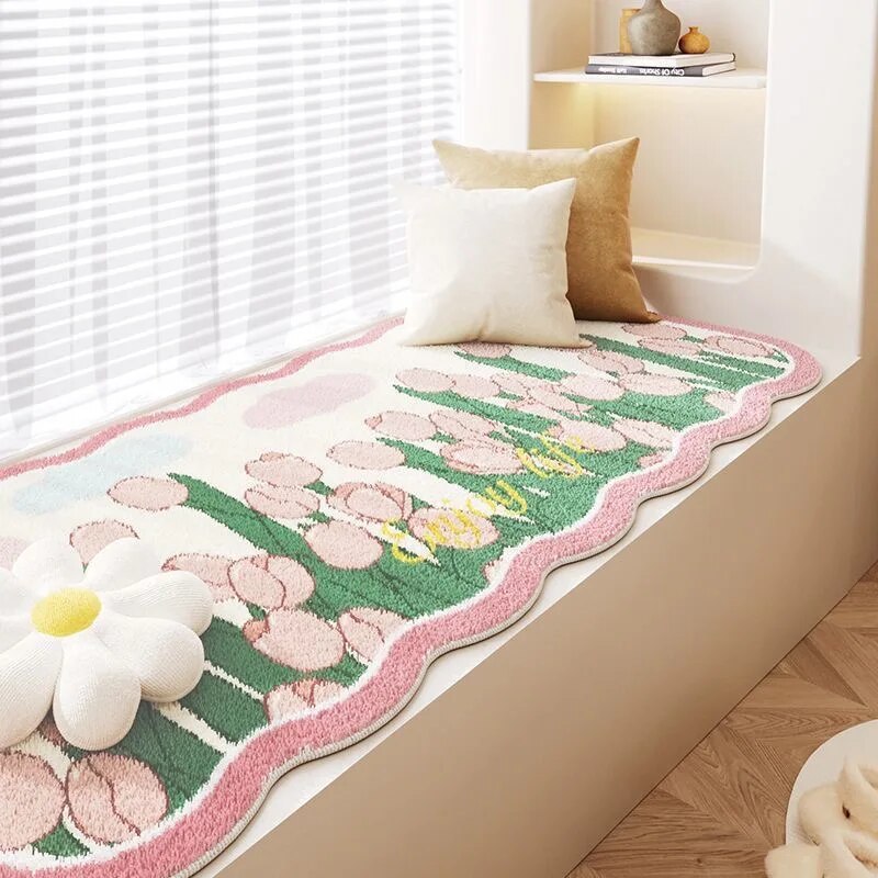 VIKAMA-alfombra de Cachemira p - Desk Setup Girly reseña y precio