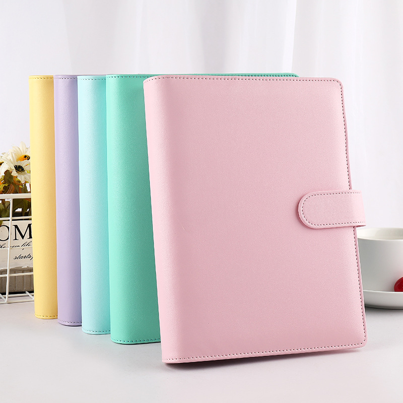 Carpeta de cuero PU de Color m - Ring Binder Box reseña y precio