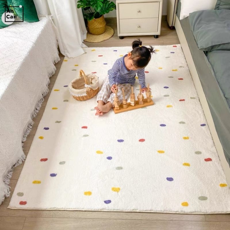 Alfombra peluda para niños, al - Desk Setup Girly reseña y precio