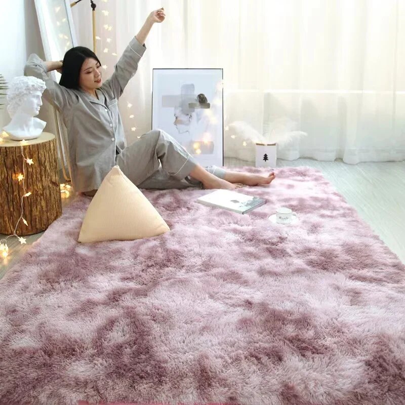 Alfombra de lana de seda VIKAM - Desk Setup Girly reseña y precio