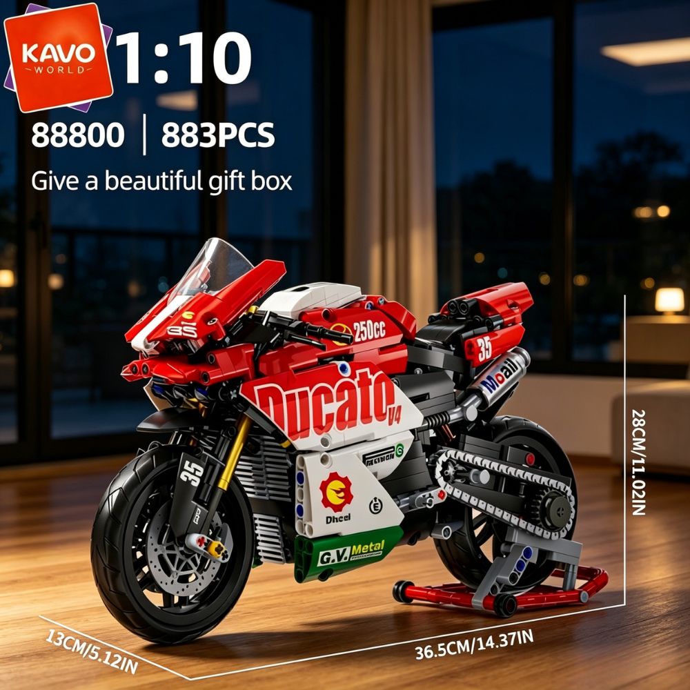 KAVOWORLD 883 Piezas, Set de C - Desk Setup Red reseña y precio